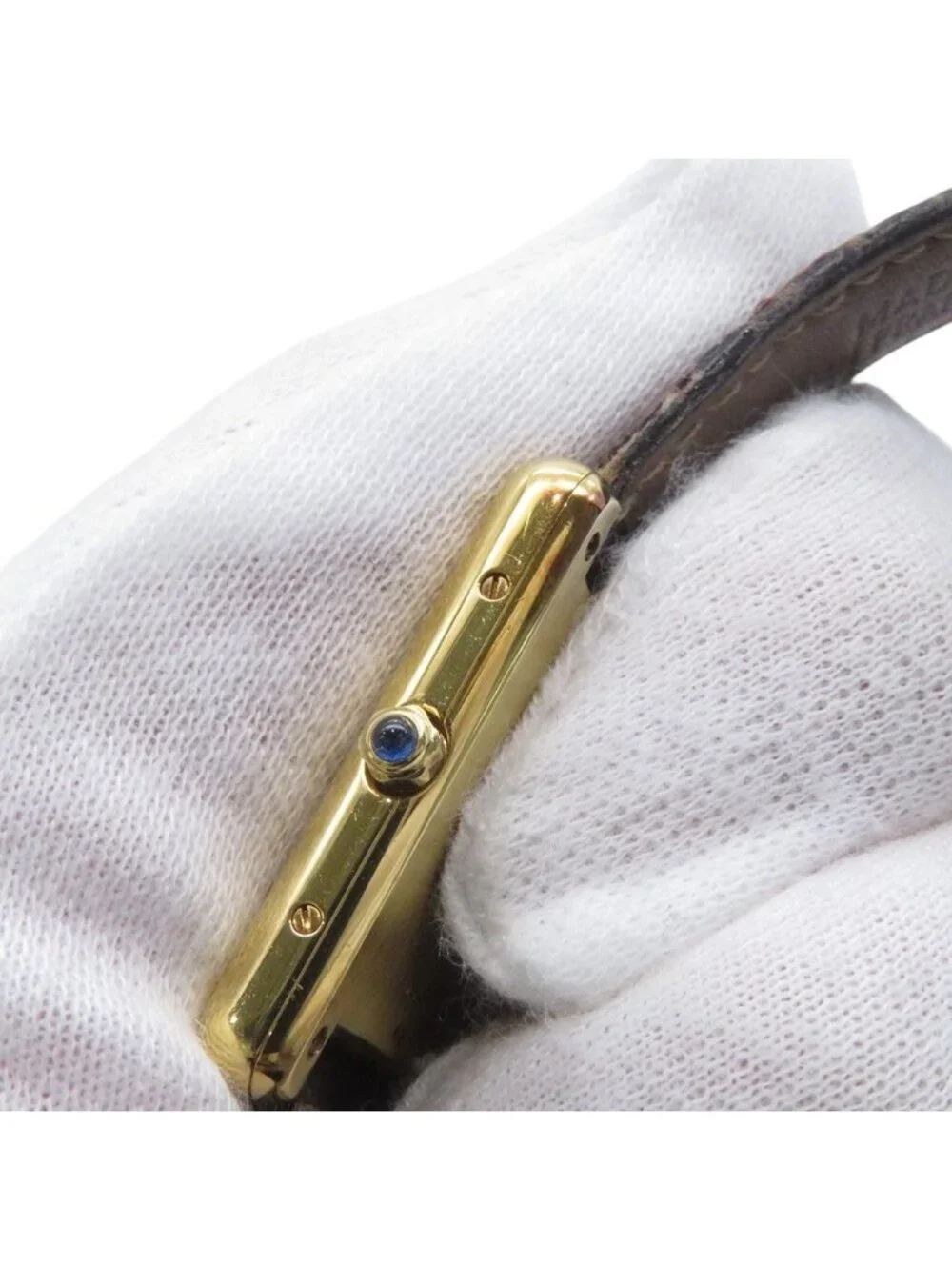 Cartier Must Tank Vermeil Watch Red Gold Dial